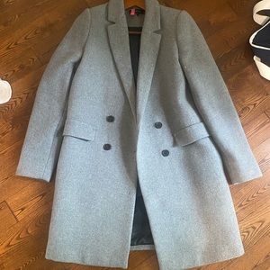 Zara grey pea coat
